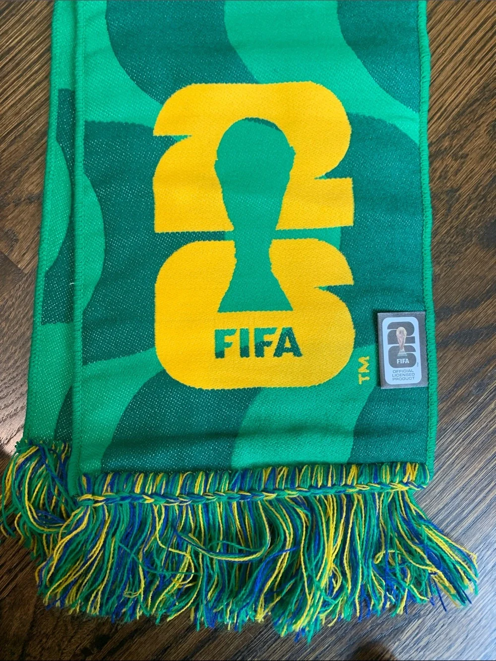 NWT Official  26 World Cup FIFA Brazil Fan Scarf